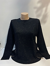 FERMUAR DETAY SİMLİ BLUZ