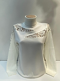 BALIKÇI DANTEL TRİKO KAZAK