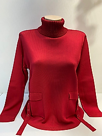 BALIKÇI CEPLİ TRİKO BLUZ