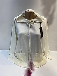 KAPŞONLU PAYET CEPLİ TUNİK TRİKO