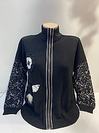 DANTEL KOL DETAY TRİKO HIRKA