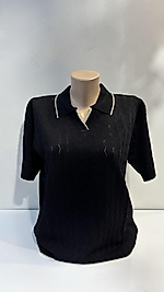 POLO YAKA MERSERİZE BLUZ