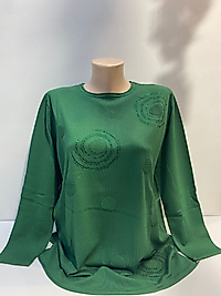 TAŞ DETAY TRİKO BLUZ