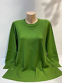 SİMLİ DÜĞME DETAY TRİKO BLUZ