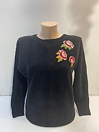 KADİFE SIRT DÜĞME DETAY TRİKO