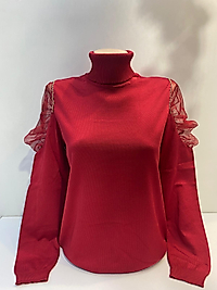 OMUZ DETAY BALIKÇI TRİKO KAZAK