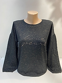 SIRT DETAY SİMLİ TRİKO BLUZ