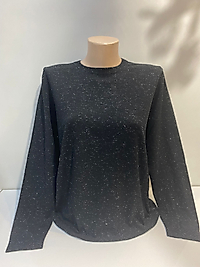 GRİ SİMLİ TRİKO BLUZ