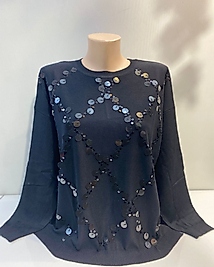 PUL DETAY TRİKO KAZAK