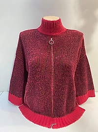 YARIM BALIKÇI FERMUARLI TRİKO