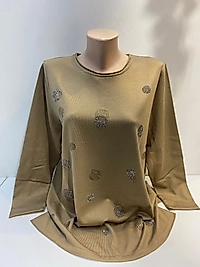 TAŞ BASKI TRİKO KAZAK