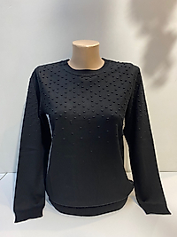 KABARTMA TRİKO BLUZ